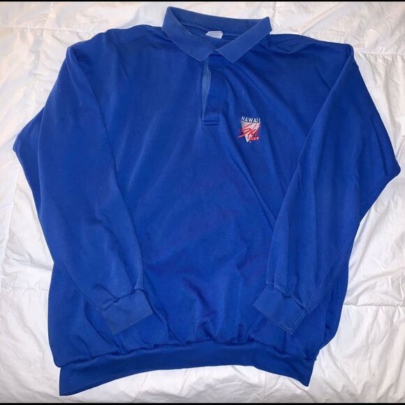 Vintage Other - Vintage 80s/90s Hawaii Ski Club L/S Polo 👕